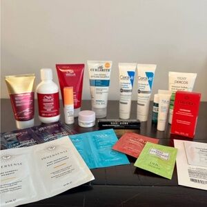 NEW - Assorted Skincare & Haircare Sample Lot - Multi-Brand